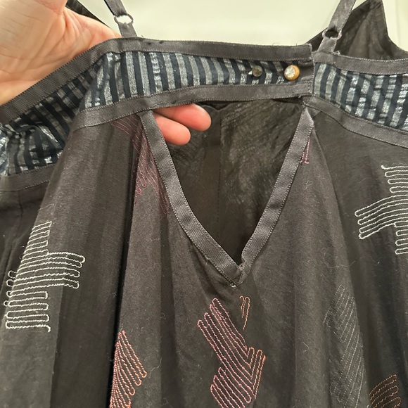 Rare Free People Dress Tassels, Lamé, Embroidery, Small - Picture 3 of 11